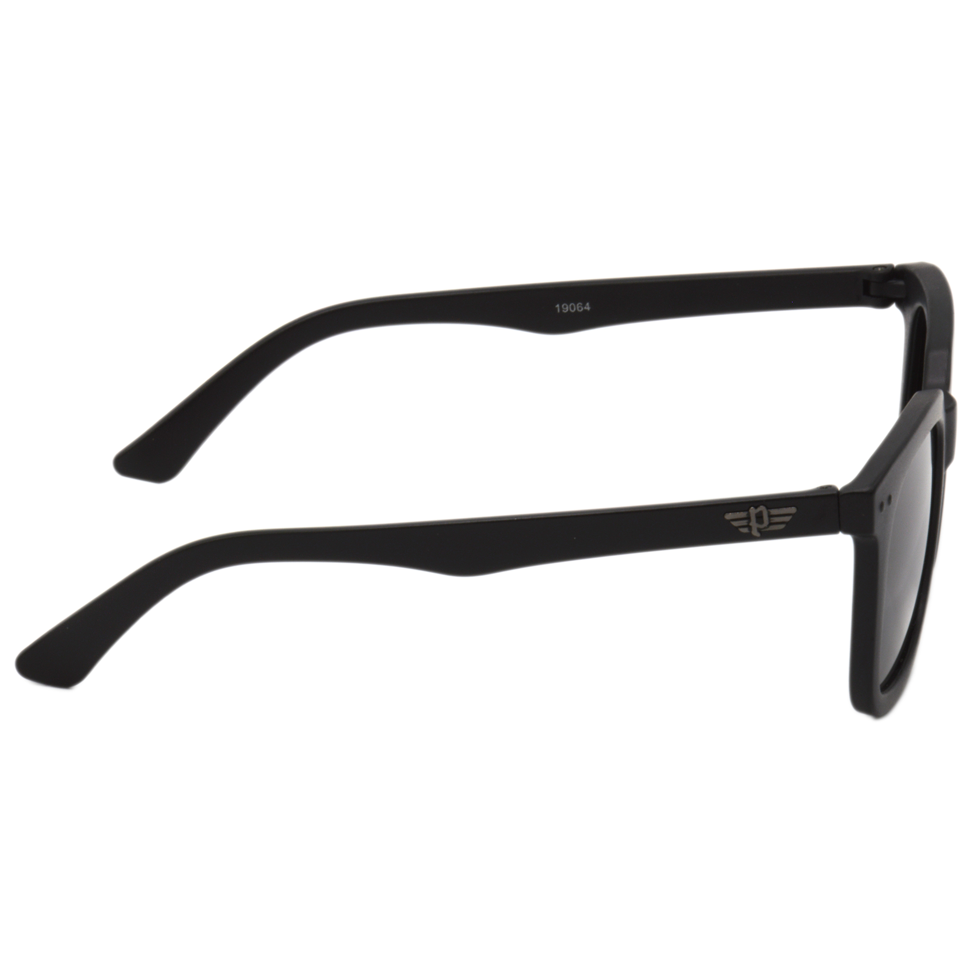 Hrinkar Polarized & UV Protection Elegant Black Rectangular Shades For Men & Women - HRS506-BK-BK-P - Image 3