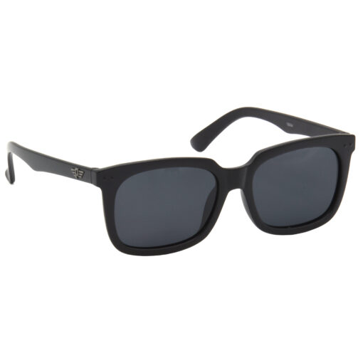 Hrinkar Polarized & UV Protection Elegant Black Rectangular Shades For Men & Women - HRS506-BK-BK-P