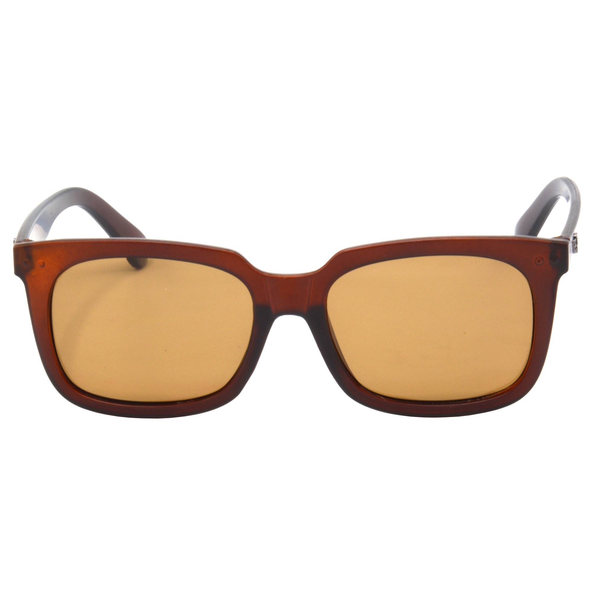 Hrinkar Polarized & UV Protection Classy Brown Rectangular Goggles For Men & Women - HRS506-BWN-BWN-P - Image 2