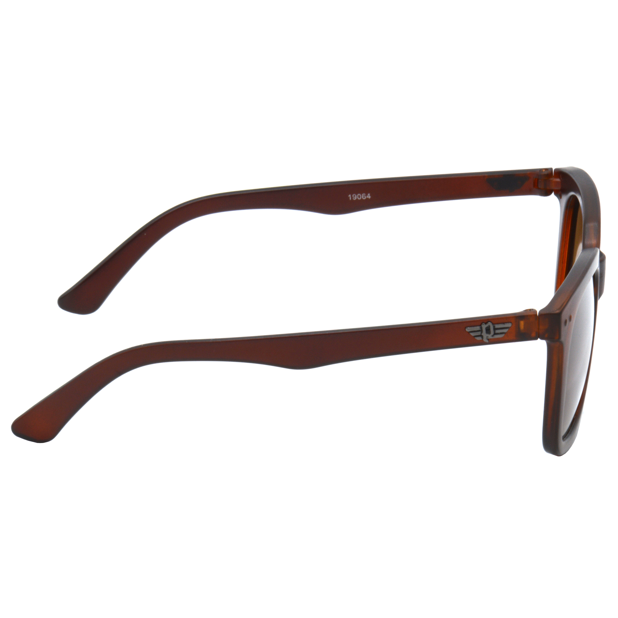 Hrinkar Polarized & UV Protection Classy Brown Rectangular Goggles For Men & Women - HRS506-BWN-BWN-P - Image 3
