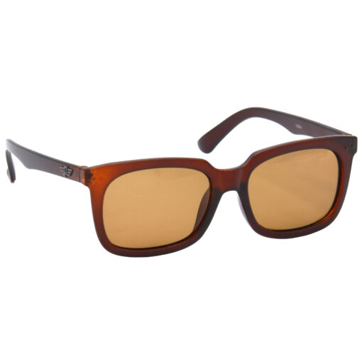 Hrinkar Polarized & UV Protection Classy Brown Rectangular Goggles For Men & Women - HRS506-BWN-BWN-P