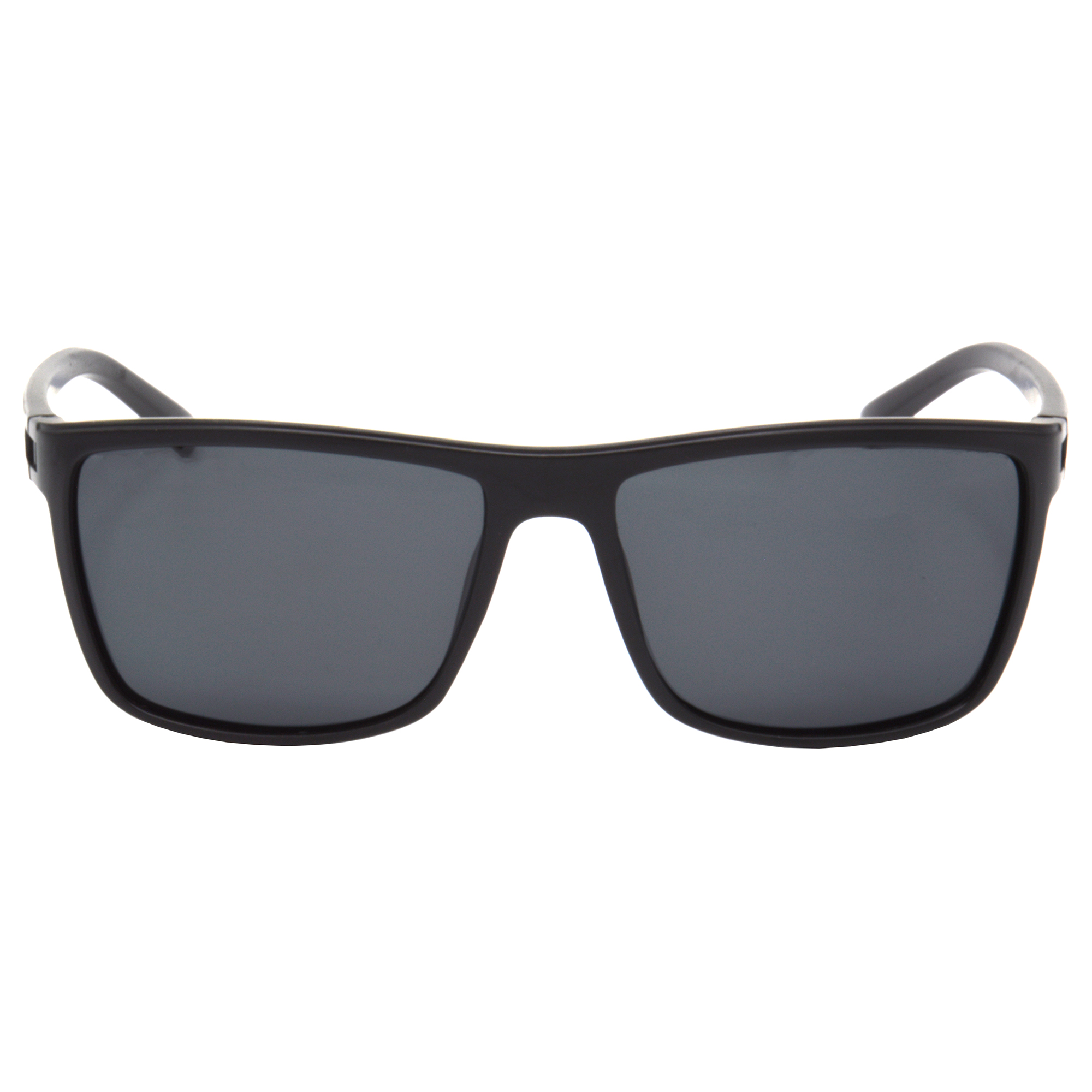 Hrinkar Polarized & UV Protection Modish Black Rectangular Sunglasses For Men & Women - HRS507-BK-bu-BK-P - Image 2