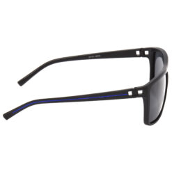 Hrinkar Polarized & UV Protection Modish Black Rectangular Sunglasses For Men & Women - HRS507-BK-bu-BK-P - Image 3