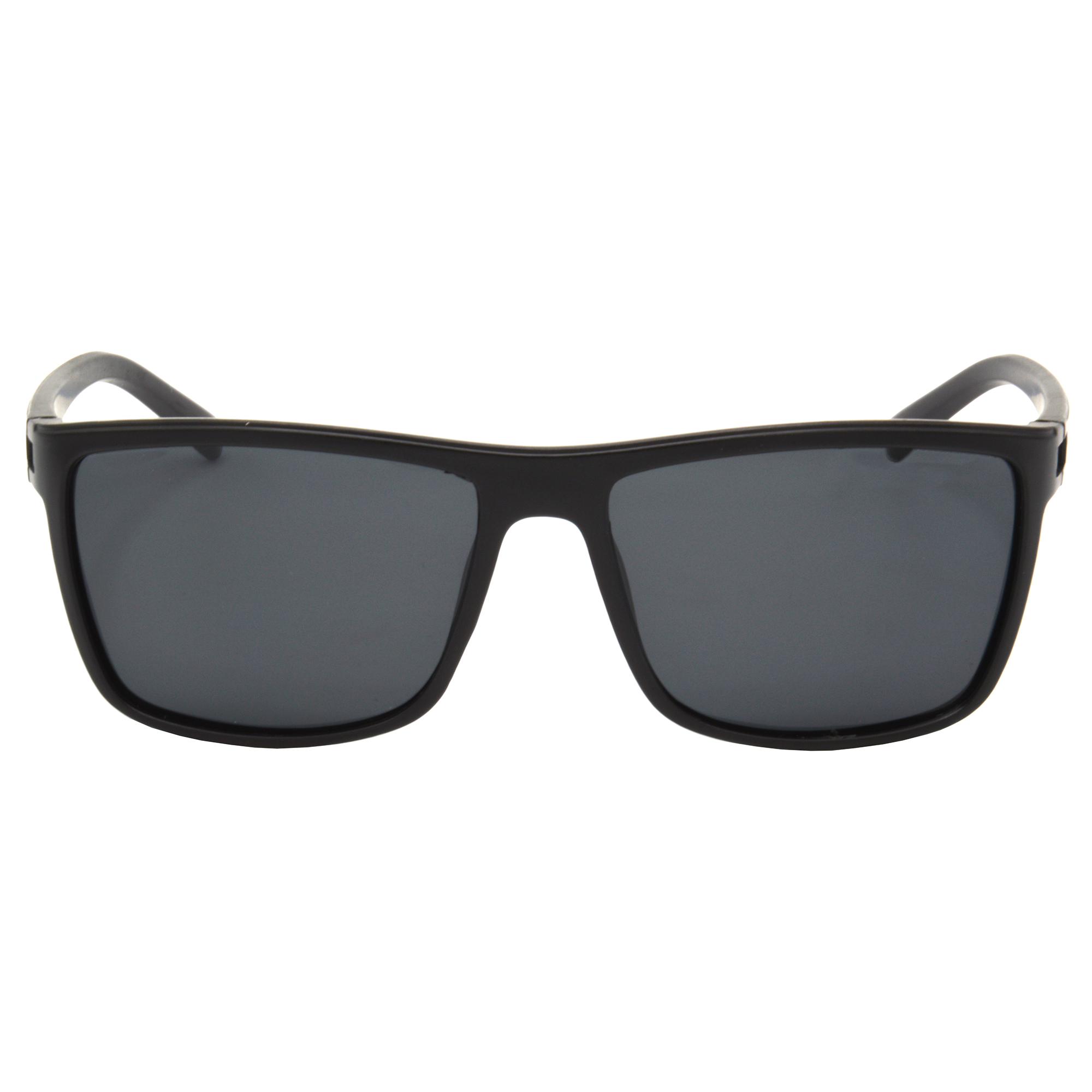 Hrinkar Polarized & UV Protection Elegant Grey Rectangular Goggles For Men & Women - HRS507-BK-rd-BK-P - Image 2