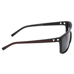 Hrinkar Polarized & UV Protection Elegant Grey Rectangular Goggles For Men & Women - HRS507-BK-rd-BK-P - Image 3