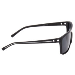 Hrinkar Polarized & UV Protection Trendy Grey Rectangular Shades For Men & Women - HRS507-BK-wt-BK-P - Image 3