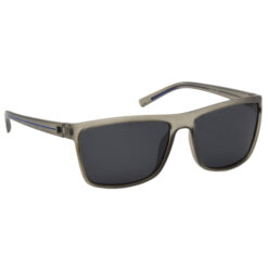 Hrinkar Polarized & UV Protection Modish Grey Rectangular Shades For Men & Women - HRS507-GRY-BK-P
