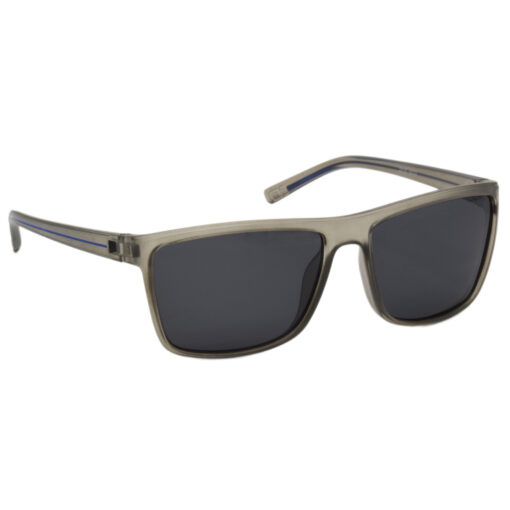 Hrinkar Polarized & UV Protection Modish Grey Rectangular Shades For Men & Women - HRS507-GRY-BK-P
