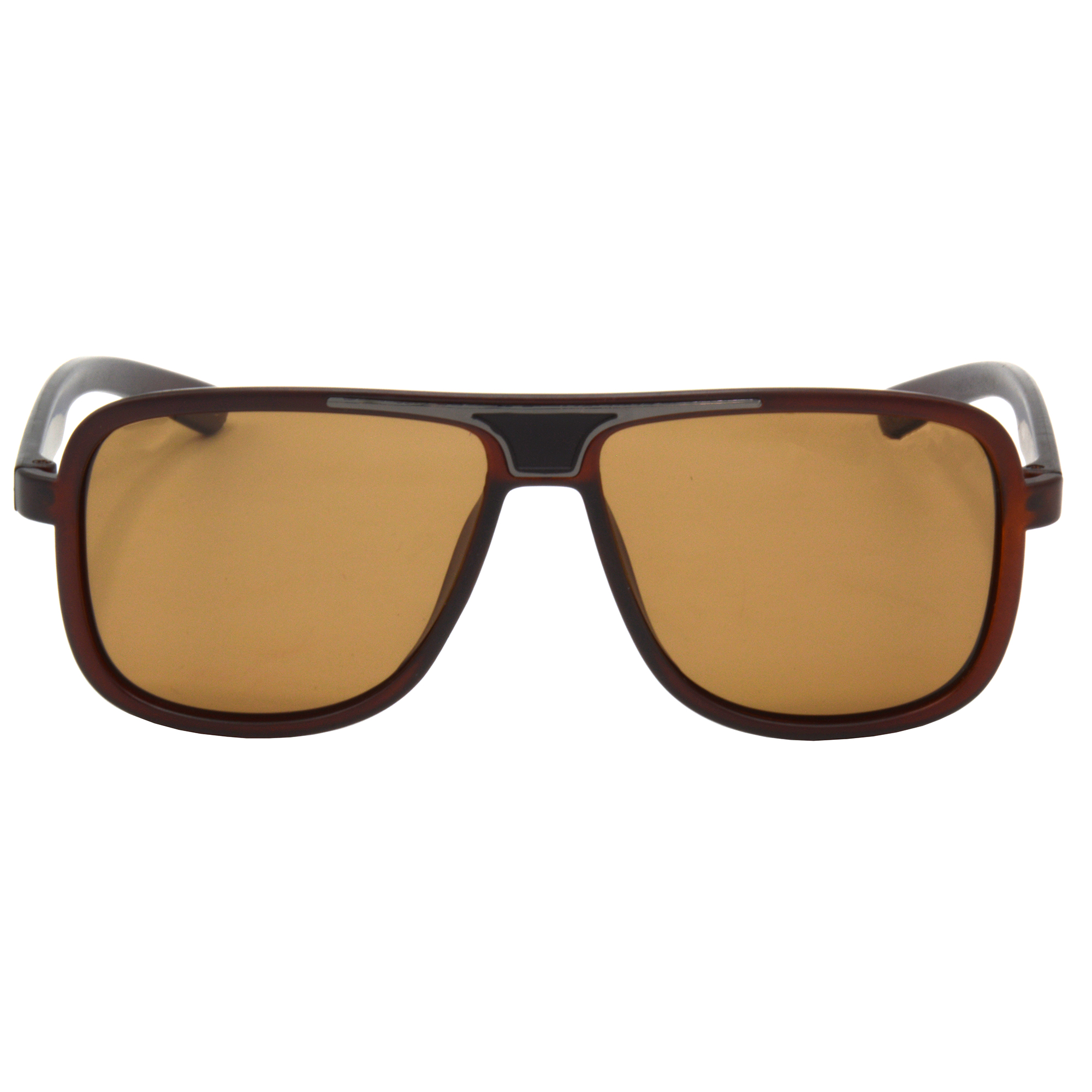 Hrinkar Polarized & UV Protection Trendy Brown Rectangular Goggles For Men & Women - HRS508-BWN-BWN-P - Image 2