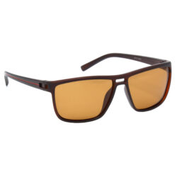 Hrinkar Polarized & UV Protection Elegant Brown Rectangular Shades For Men & Women - HRS509-BWN-BWN-P