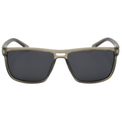 Hrinkar Polarized & UV Protection Trendy Grey Rectangular Sunglasses For Men & Women - HRS509-GRY-BK-P - Image 2