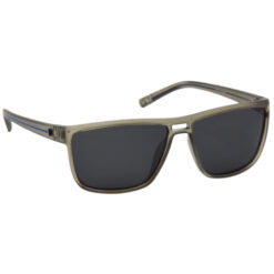 Hrinkar Polarized & UV Protection Trendy Grey Rectangular Sunglasses For Men & Women - HRS509-GRY-BK-P