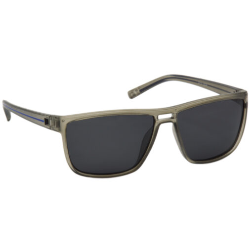 Hrinkar Polarized & UV Protection Trendy Grey Rectangular Sunglasses For Men & Women - HRS509-GRY-BK-P