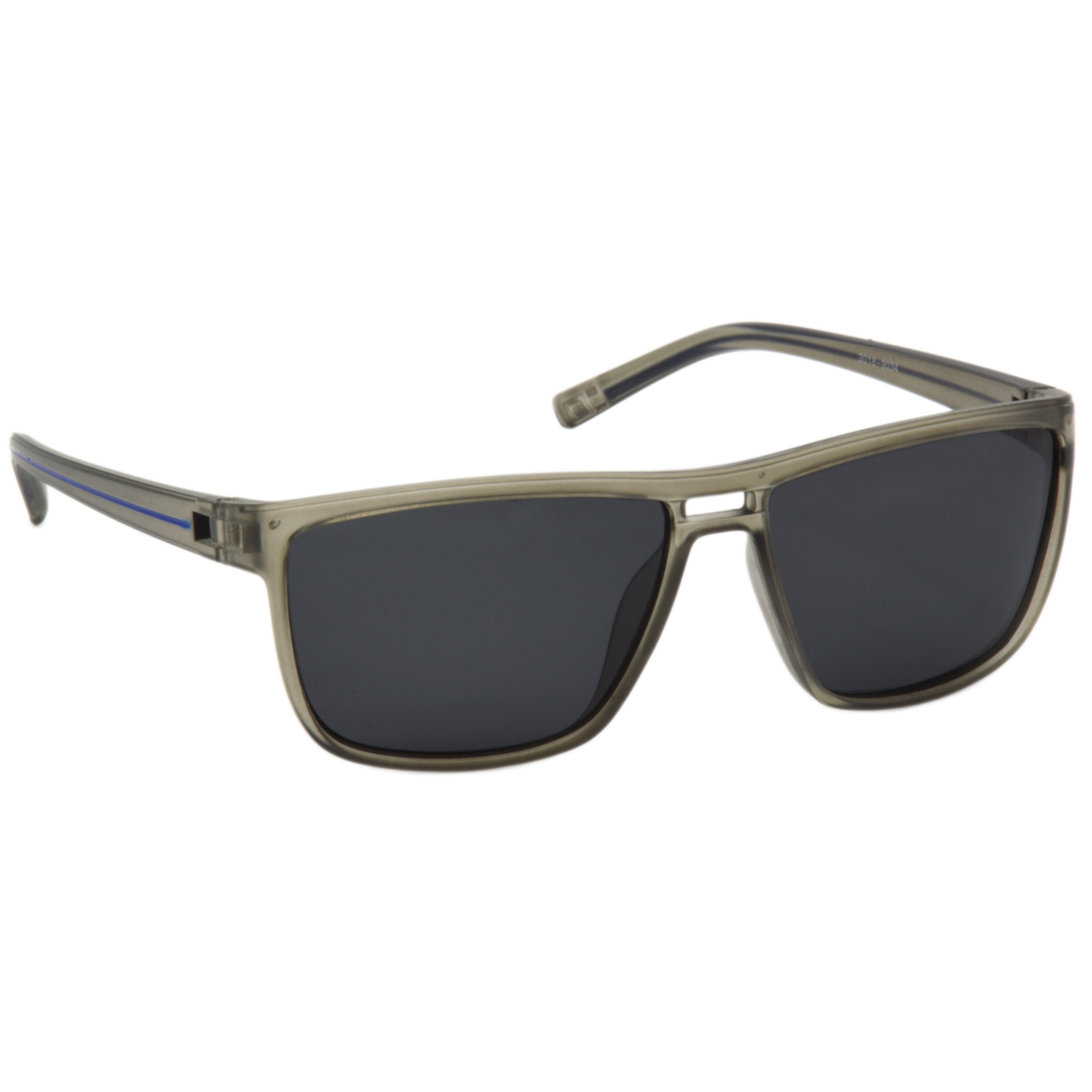 Hrinkar Polarized & UV Protection Trendy Grey Rectangular Sunglasses For Men & Women - HRS509-GRY-BK-P