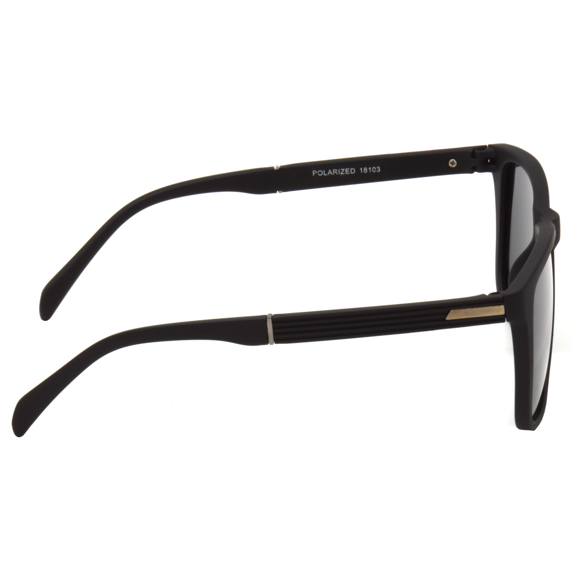 Hrinkar Polarized & UV Protection Modish Black Wayfarer Sunglasses For Men & Women - HRS510-BK-BK-P - Image 3