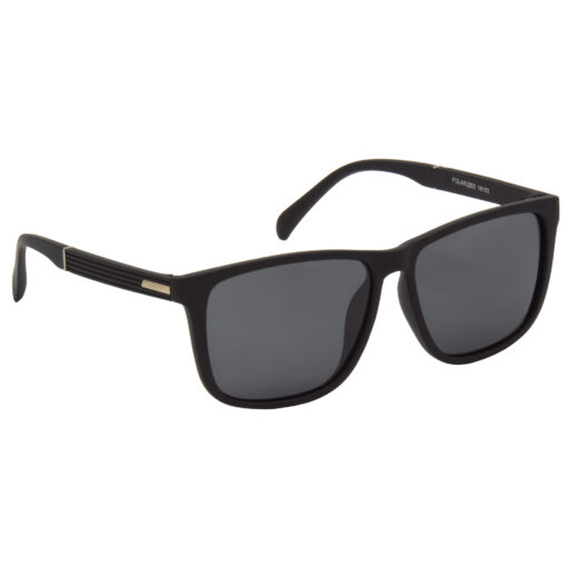 Hrinkar Polarized & UV Protection Modish Black Wayfarer Sunglasses For Men & Women - HRS510-BK-BK-P