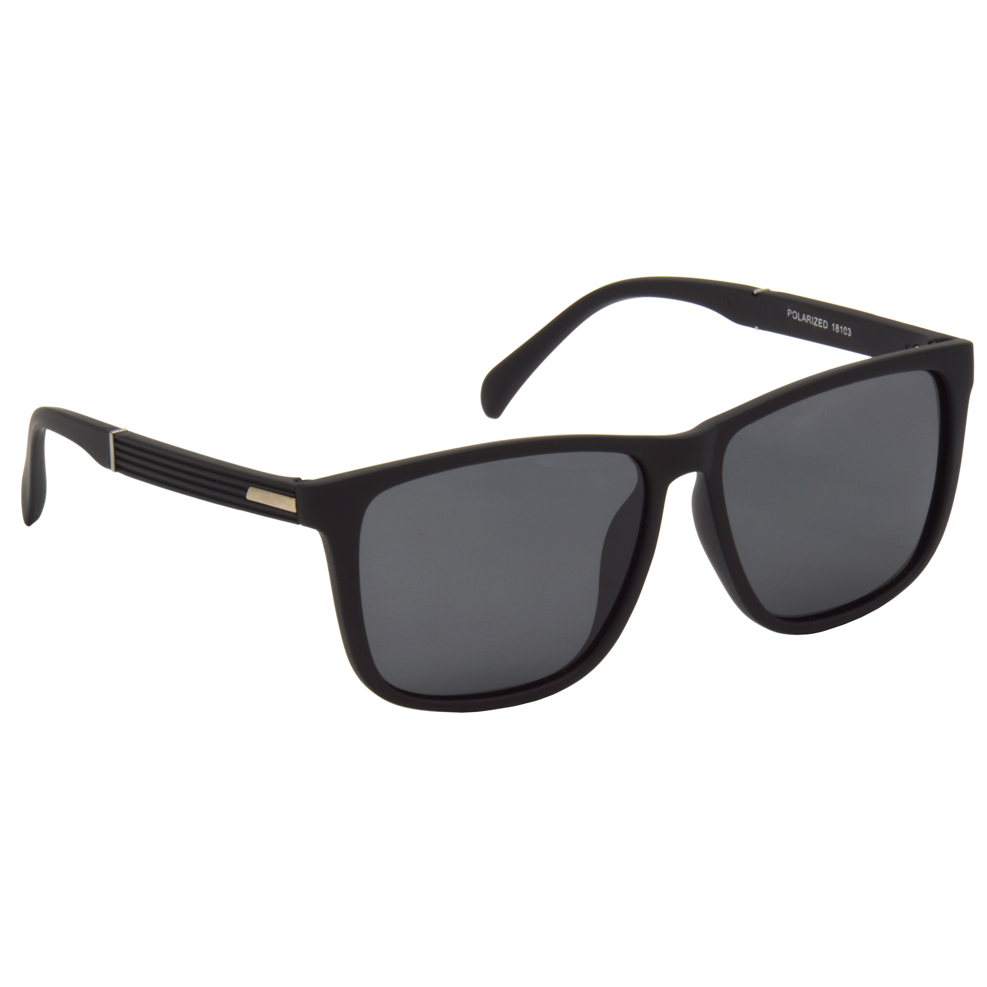Hrinkar Polarized & UV Protection Modish Black Wayfarer Sunglasses For Men & Women - HRS510-BK-BK-P