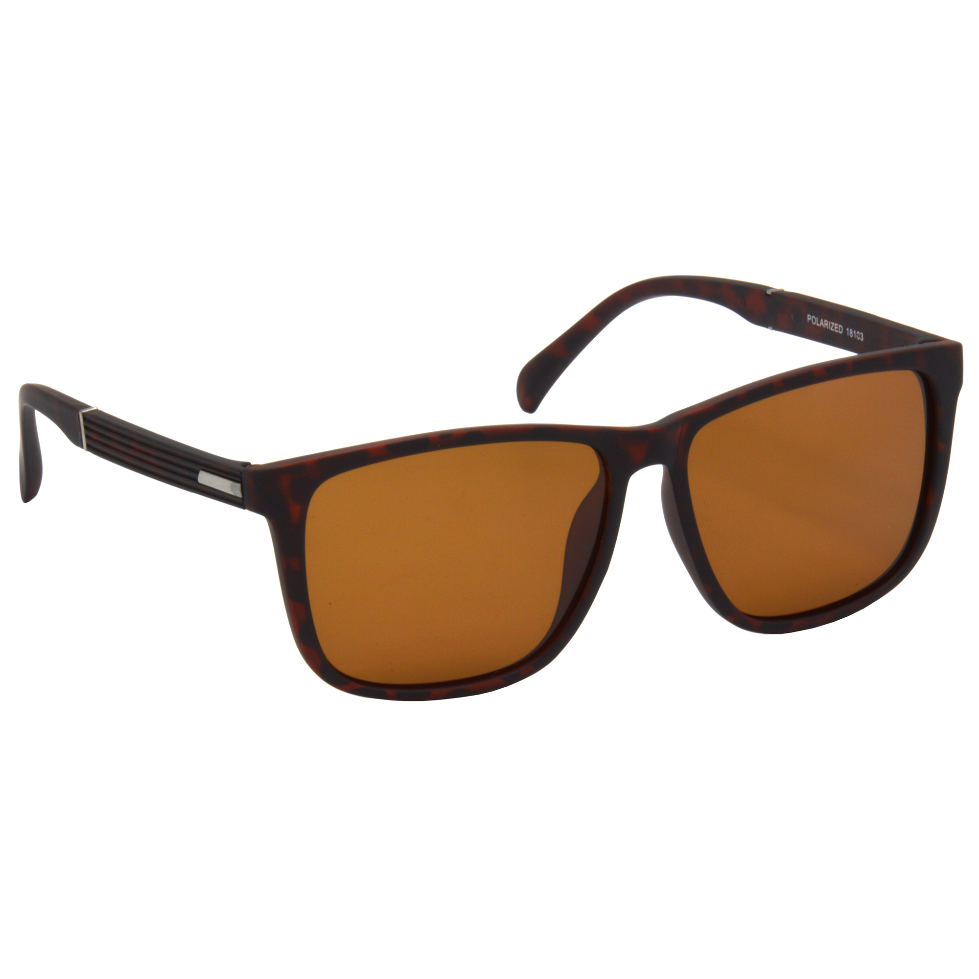 Hrinkar Polarized & UV Protection Classy Brown Rectangular Goggles For Men & Women - HRS510-BWN-BWN