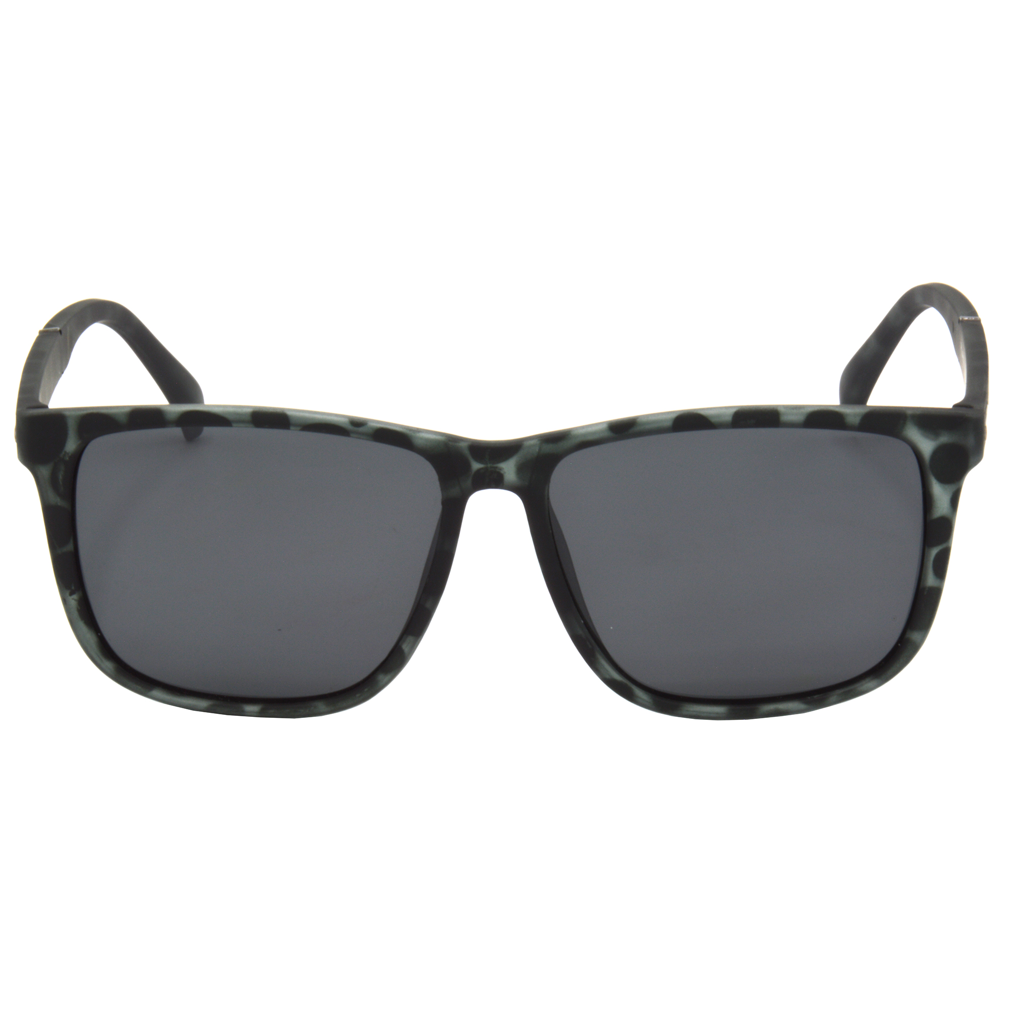 Hrinkar Polarized & UV Protection Stylish Grey Rectangular Shades For Men & Women - HRS510-TBK-BK - Image 2