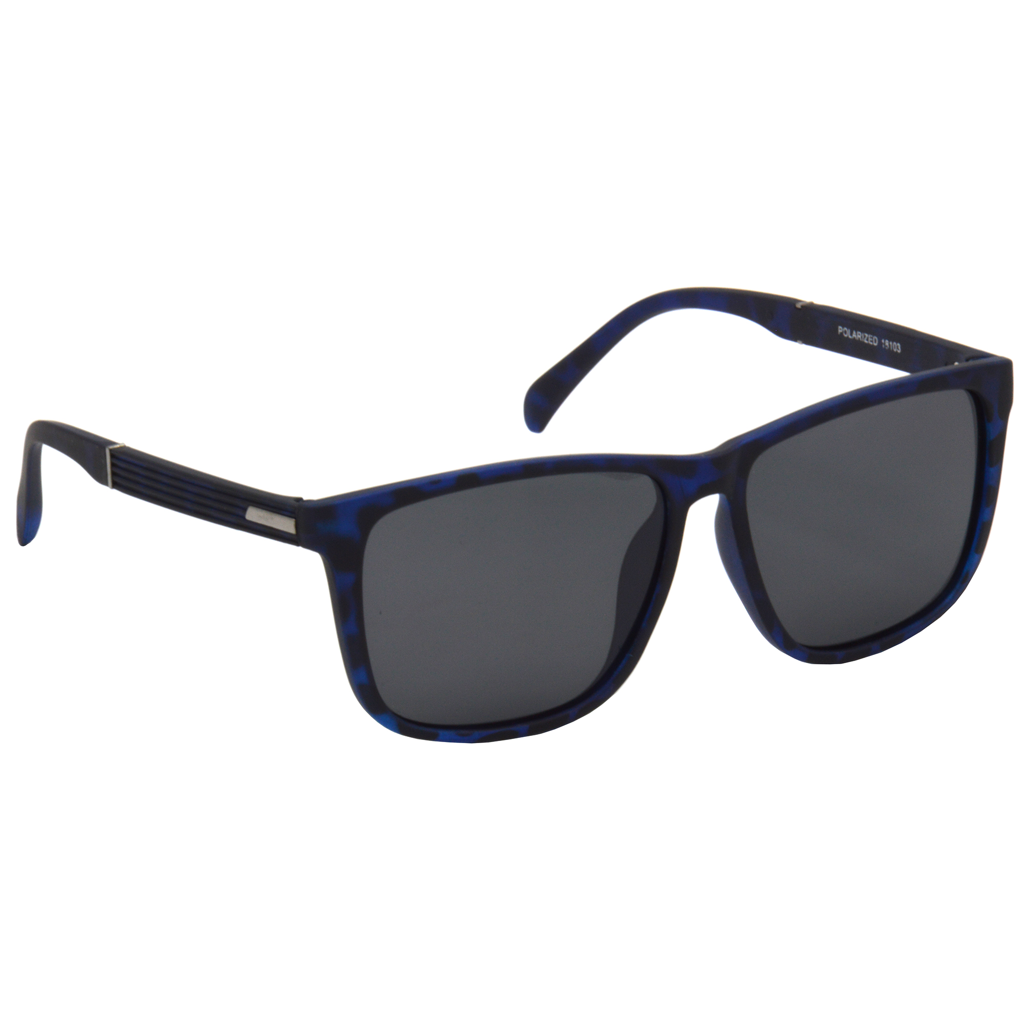 Hrinkar Polarized & UV Protection Modish Grey Rectangular Sunglasses For Men & Women - HRS510-TBU-BK