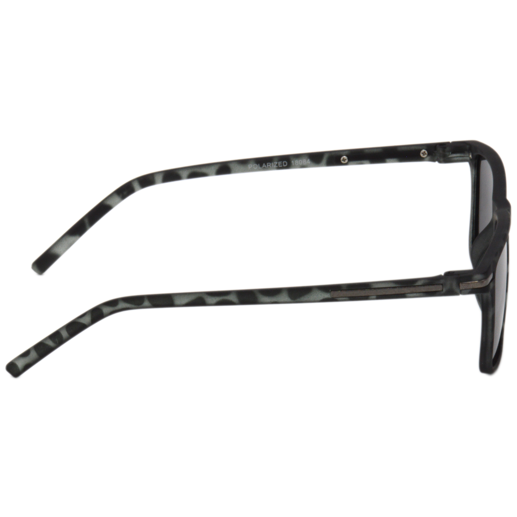 Hrinkar Polarized & UV Protection Elegant Grey Retro Square Goggles For Men & Women - HRS511-TBK-BK - Image 3