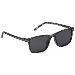 Hrinkar Polarized & UV Protection Elegant Grey Retro Square Goggles For Men & Women - HRS511-TBK-BK
