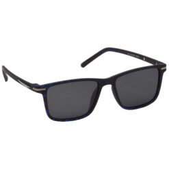 Hrinkar Polarized & UV Protection Trendy Grey Retro Square Shades For Men & Women - HRS511-TBU-BK