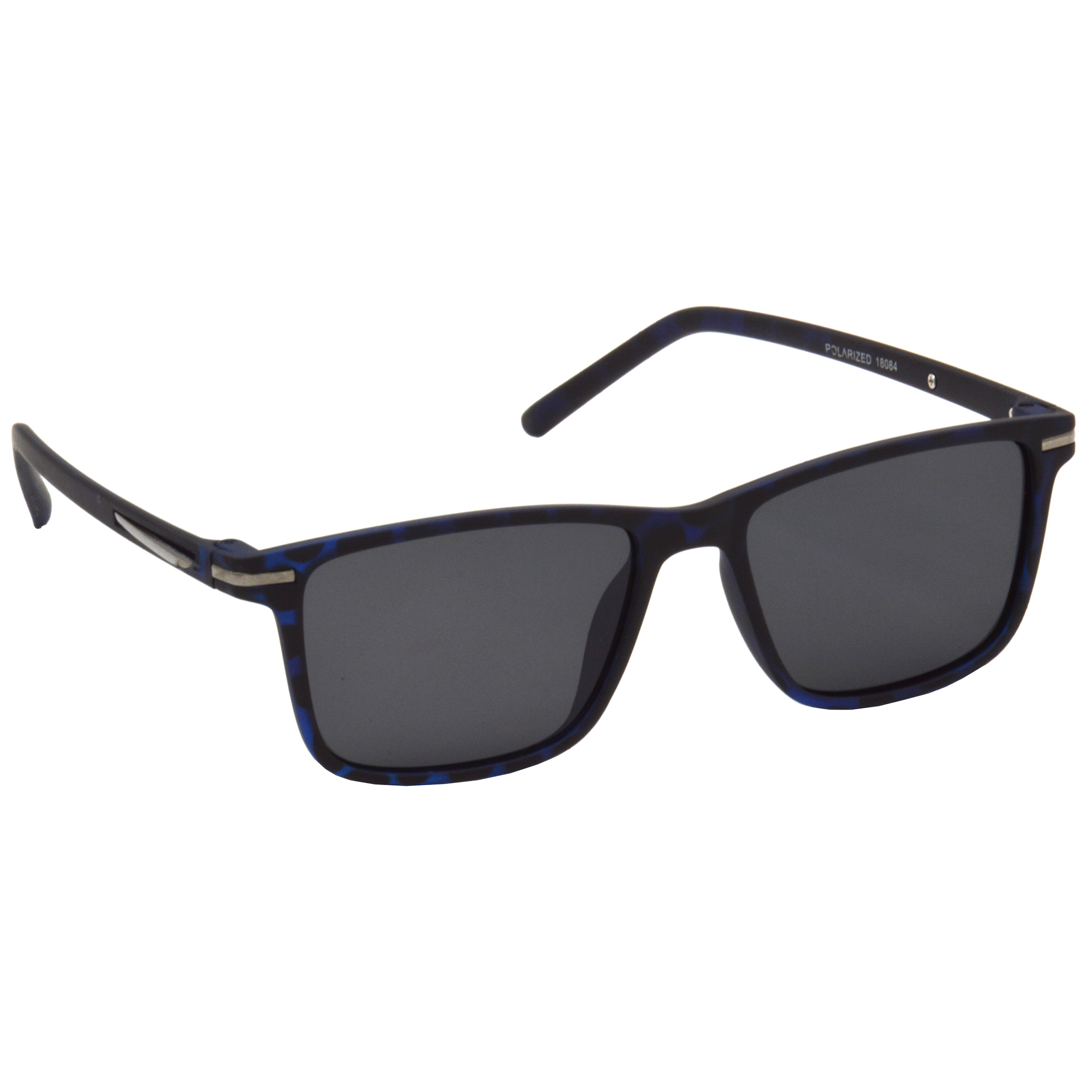Hrinkar Polarized & UV Protection Trendy Grey Retro Square Shades For Men & Women - HRS511-TBU-BK