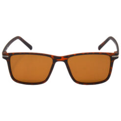 Alternative view of Hrinkar Polarized & UV Protection Classy Brown Retro Square Sunglasses For Men & Women - HRS511-TBWN-BWN