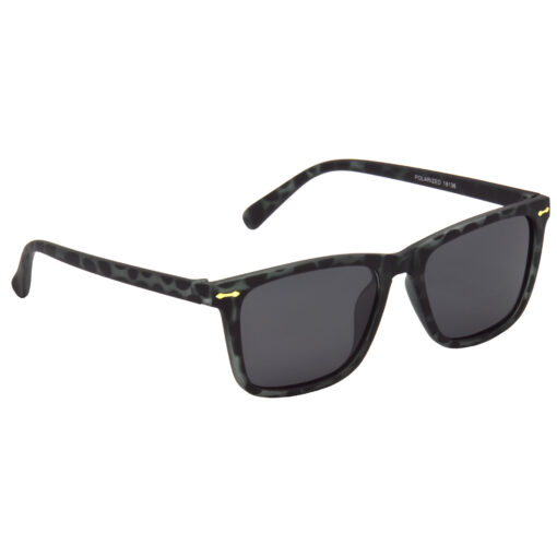 Hrinkar Polarized & UV Protection Stylish Grey Rectangular Goggles For Men & Women - HRS512-TBK-BK