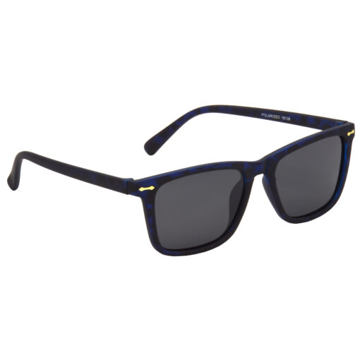 Hrinkar Polarized & UV Protection Modish Grey Rectangular Shades For Men & Women - HRS512-TBU-BK