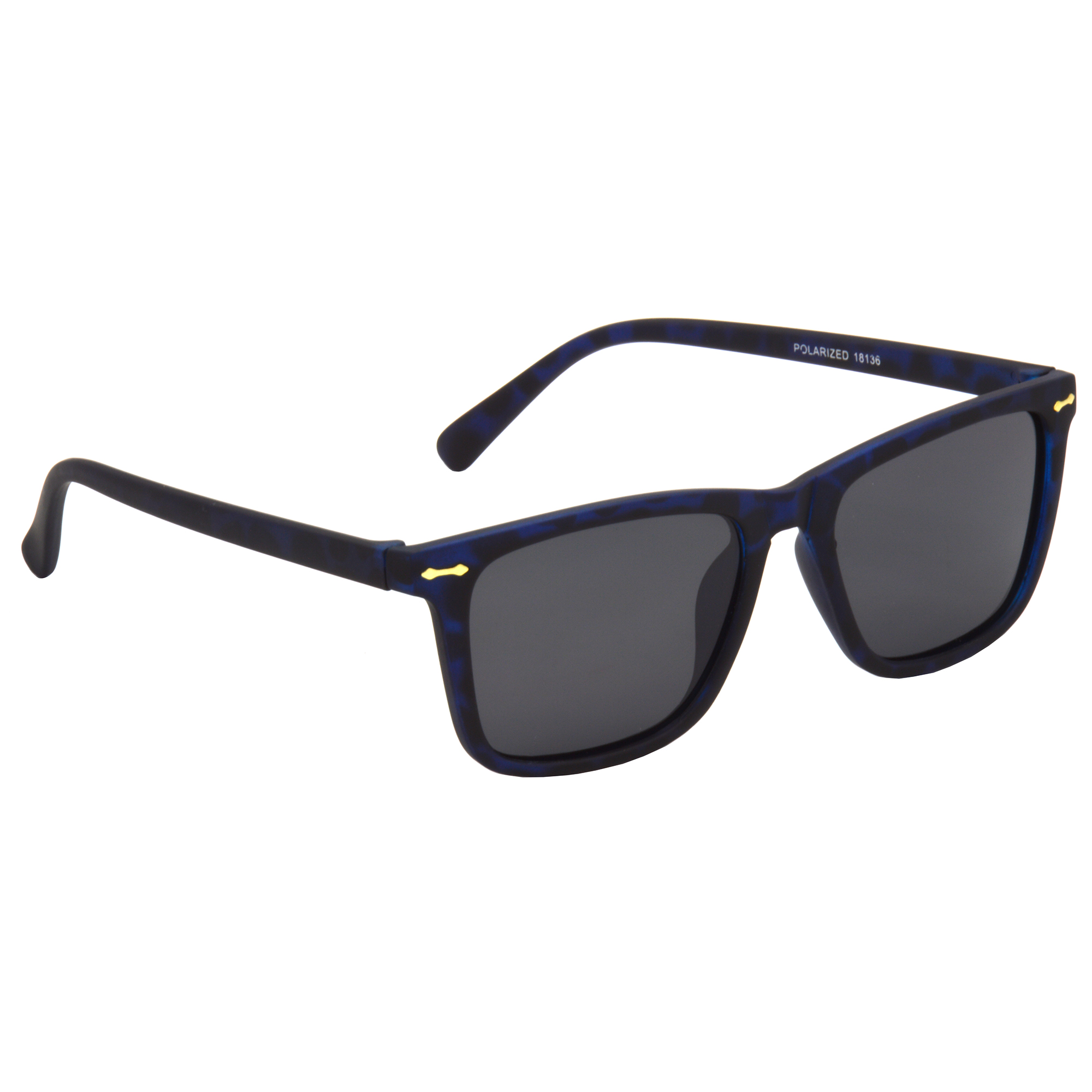Hrinkar Polarized & UV Protection Modish Grey Rectangular Shades For Men & Women - HRS512-TBU-BK