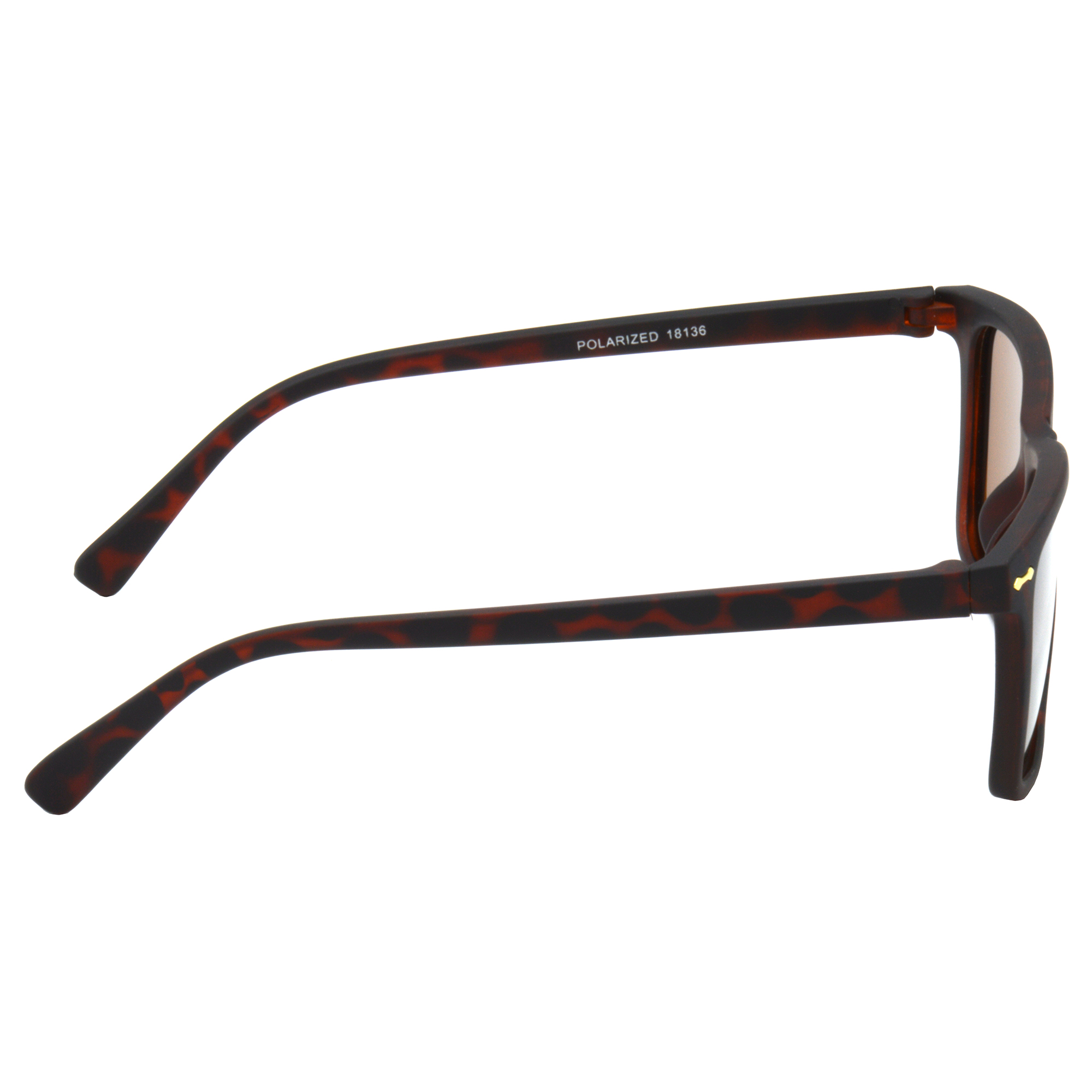 Hrinkar Polarized & UV Protection Trendy Brown Rectangular Goggles For Men & Women - HRS512-TBWN-BWN - Image 3