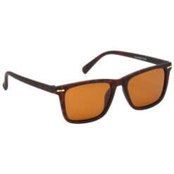 Hrinkar Polarized & UV Protection Trendy Brown Rectangular Goggles For Men & Women - HRS512-TBWN-BWN