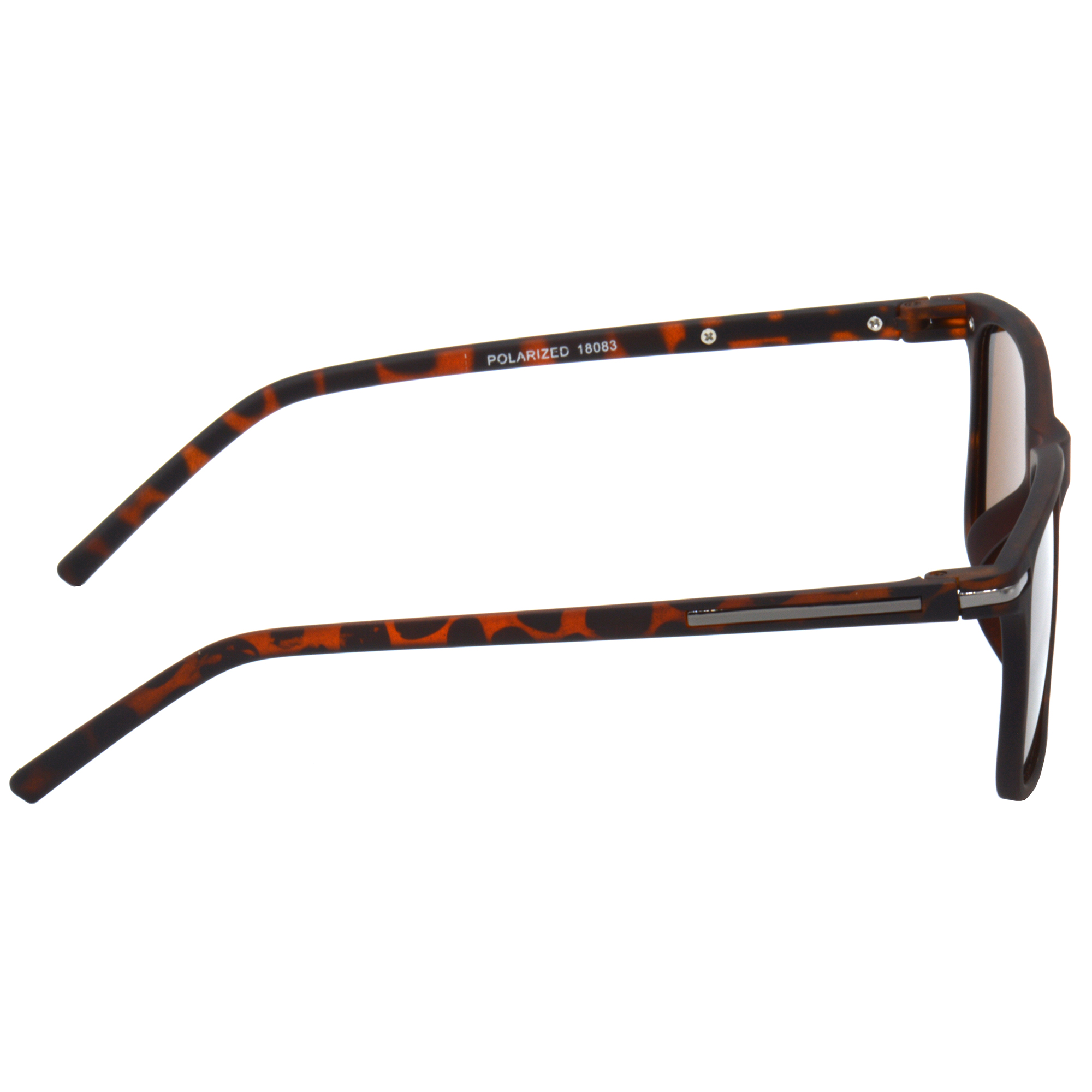 Hrinkar Polarized & UV Protection Classy Brown Retro Square Shades For Men & Women - HRS513-BWN-BWN - Image 3