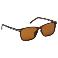 Hrinkar Polarized & UV Protection Classy Brown Retro Square Shades For Men & Women - HRS513-BWN-BWN