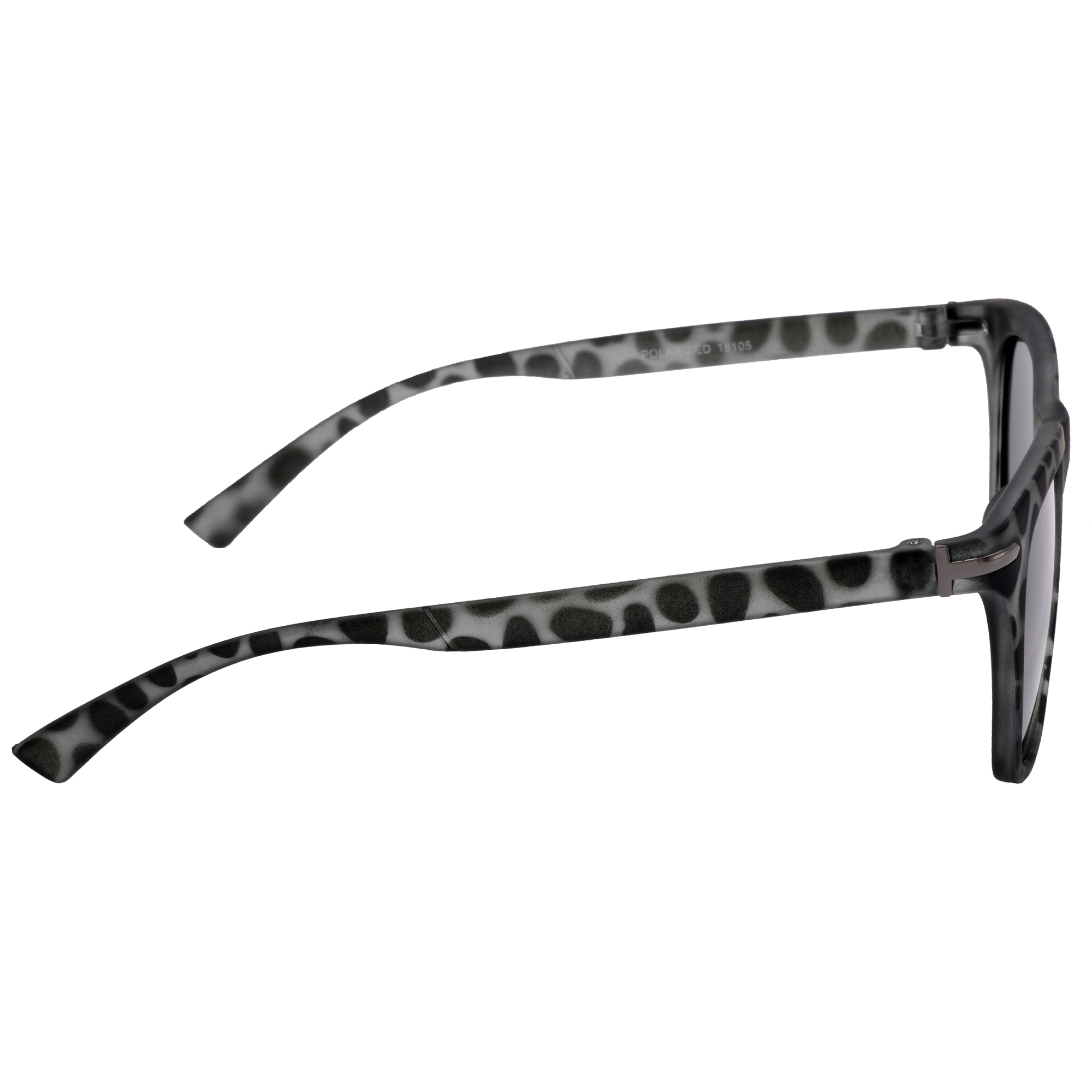 Hrinkar Polarized & UV Protection Elegant Black Rectangular Shades For Men & Women - HRS514-TBK-BK - Image 3