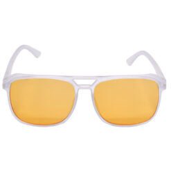 Hrinkar UV Protection Classy Grey Retro Square Goggles For Men & Women - HRS533-ORNG - Image 2