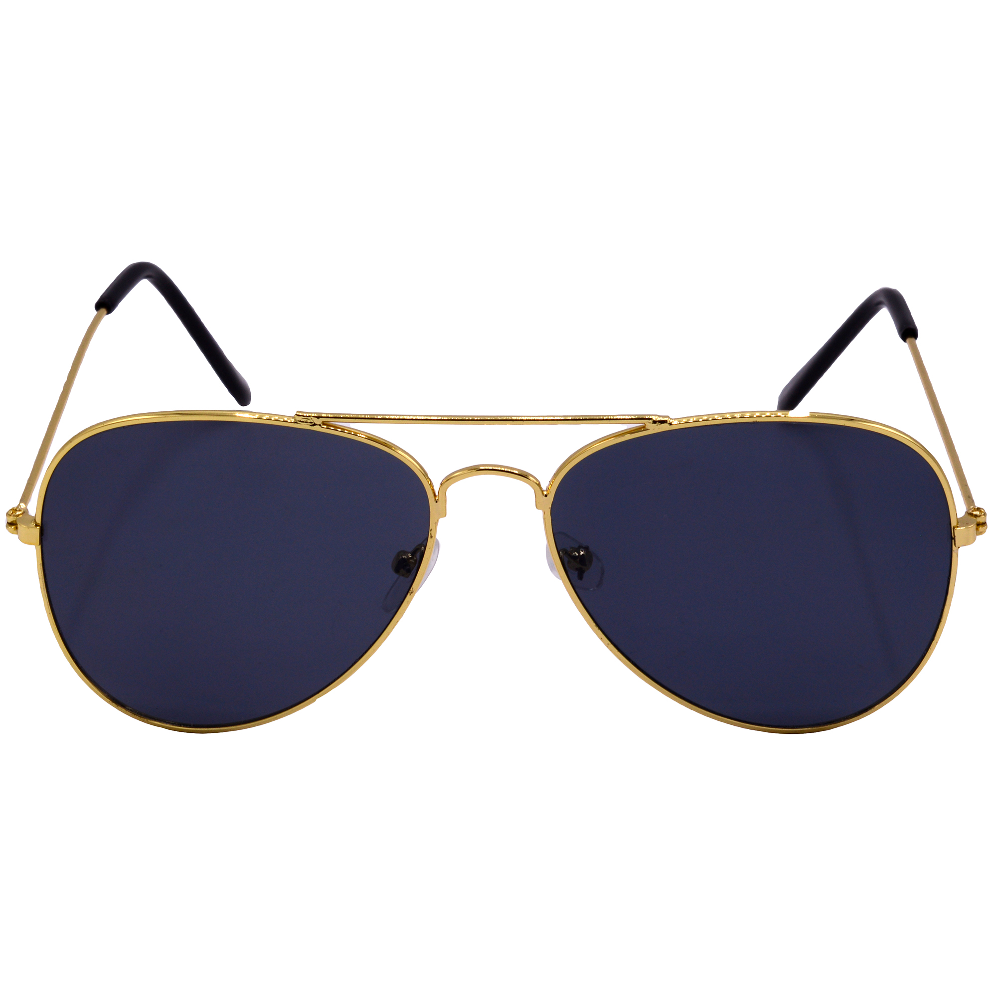 Hrinkar UV Protection Classy Grey Pilot Sunglasses For Men & Women - HRS553-GLD-BK - Image 2