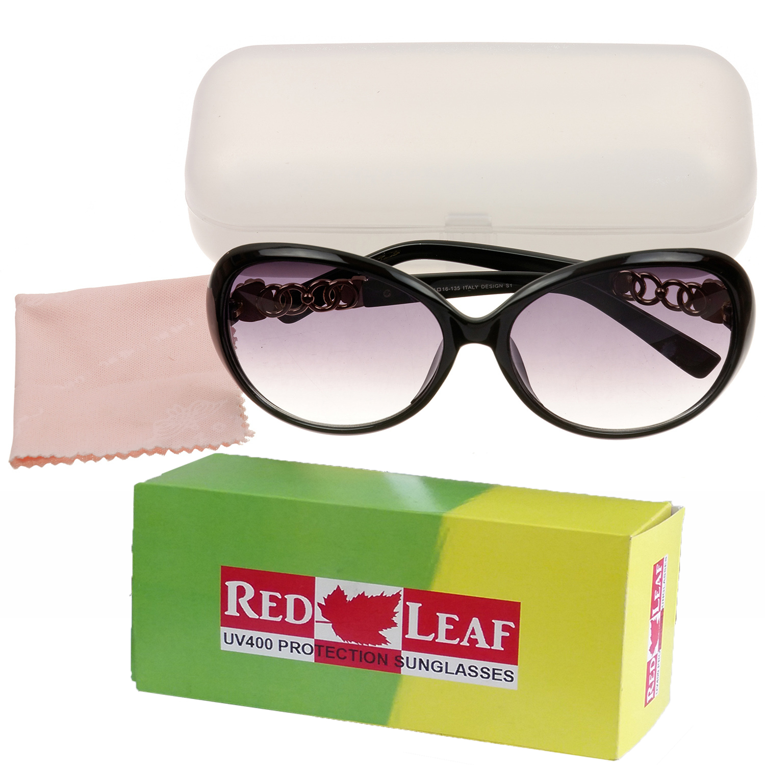 Hrinkar Gradient & UV Protection Classy Grey Over-sized Shades For Women - HRS57 - Image 4