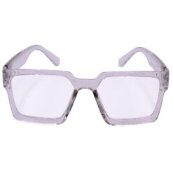 Hrinkar UV Protection Stylish Clear Retro Square Shades For Women - HRS586-TPRN - Image 2