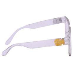 Hrinkar UV Protection Stylish Clear Retro Square Shades For Women - HRS586-TPRN - Image 3