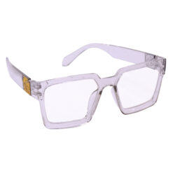 Hrinkar UV Protection Stylish Clear Retro Square Shades For Women - HRS586-TPRN