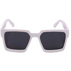 Hrinkar UV Protection Stylish Black Retro Square Sunglasses For Women - HRS586-WT-BK - Image 2