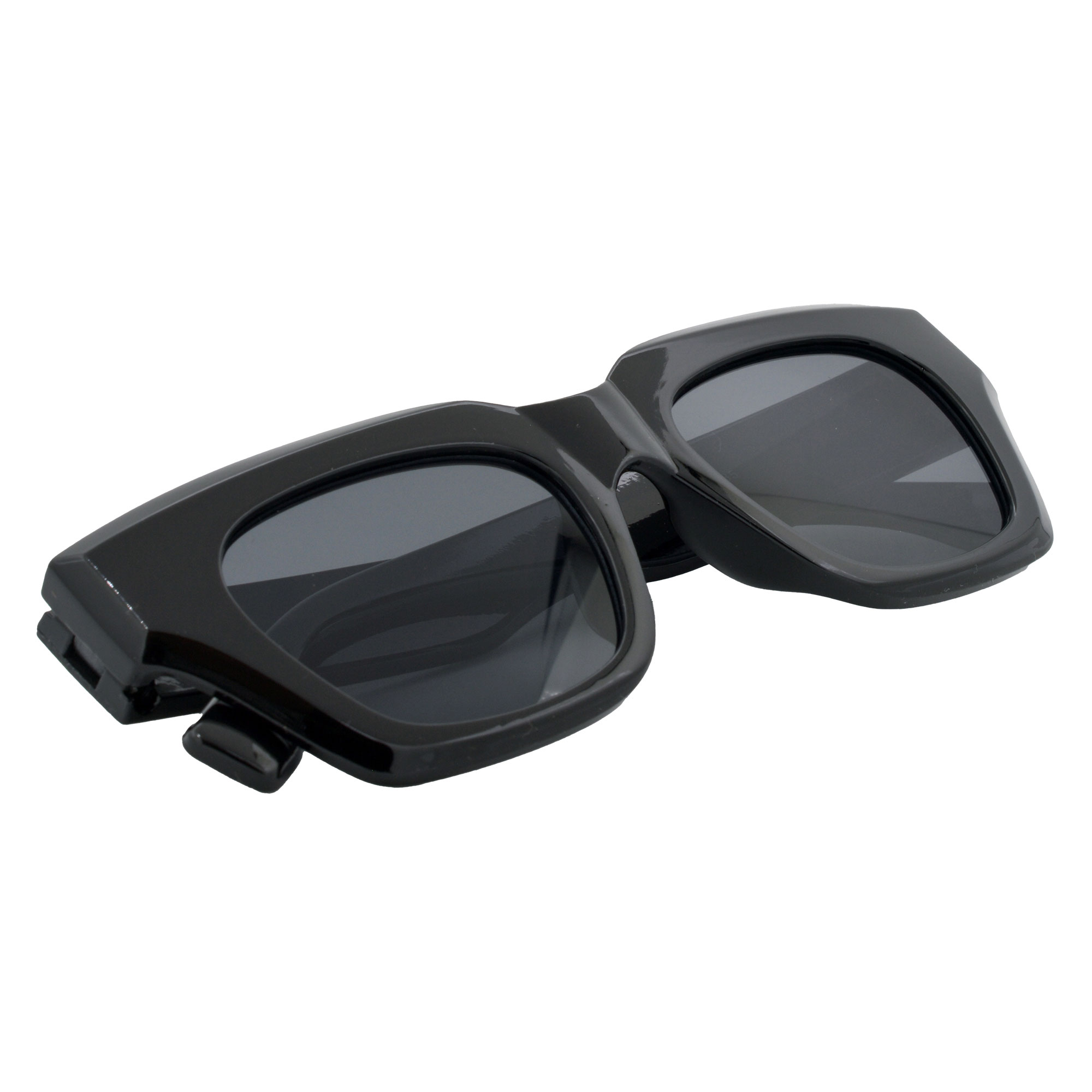 Hrinkar Black Lens Black Frame UV Protection Glasses For Women & Girls - HRS587-BK - Image 6