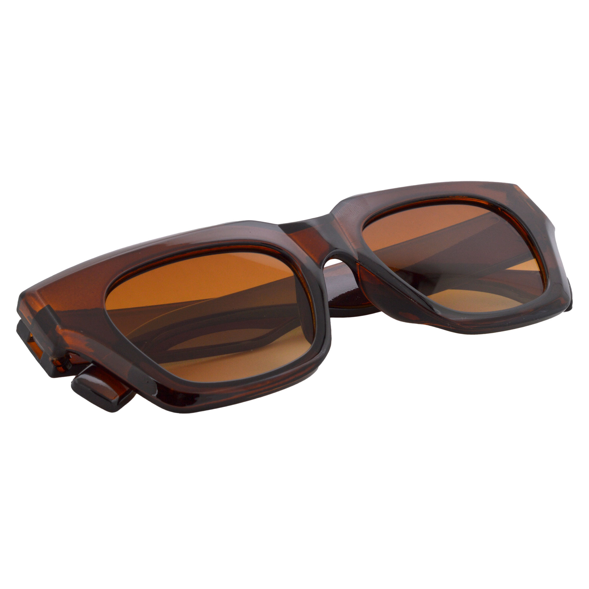 Hrinkar Brown Lens Brown Frame UV Protection Glasses For Women & Girls - HRS587-BWN - Image 6