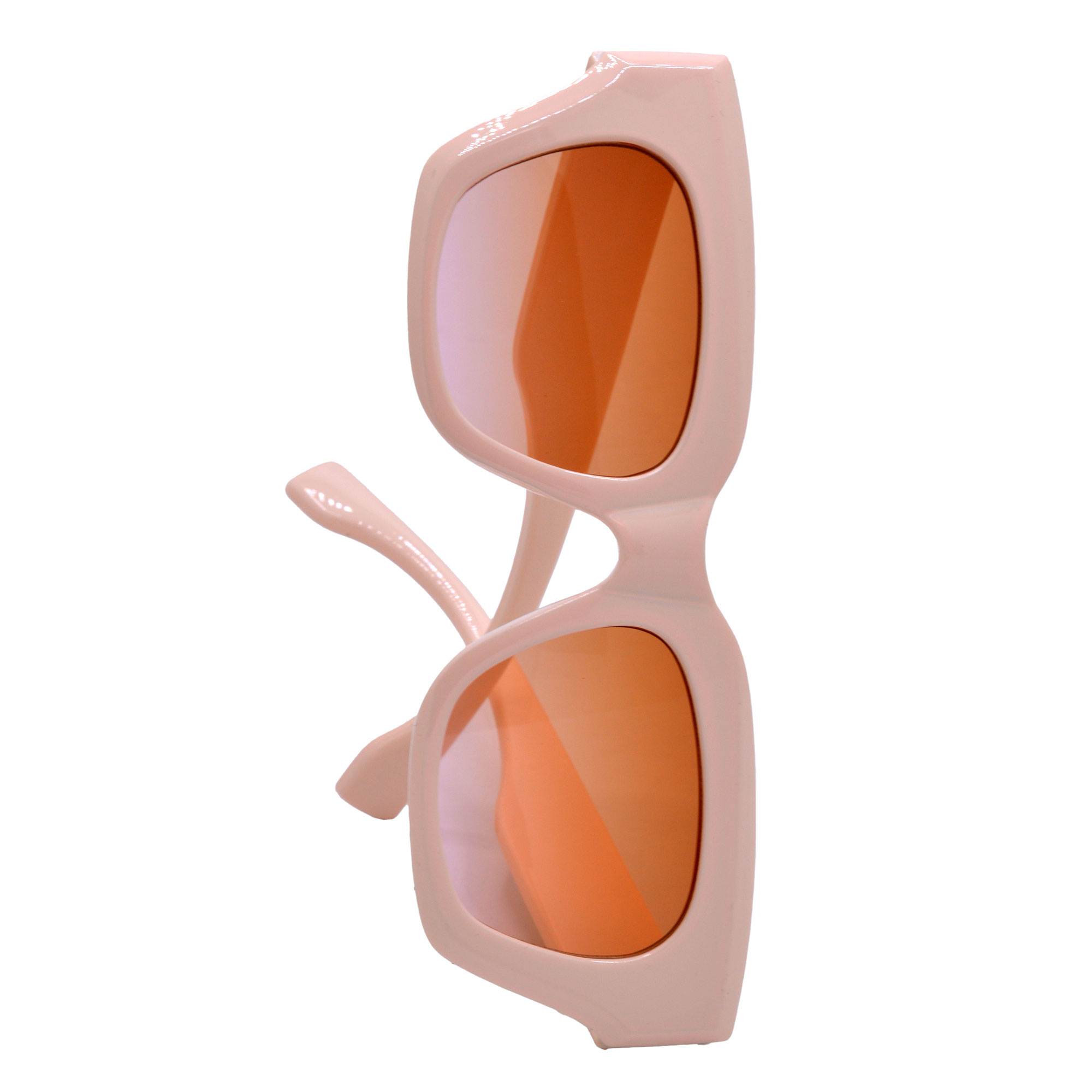 Fashionable Peach Sunglasses with UV Protection