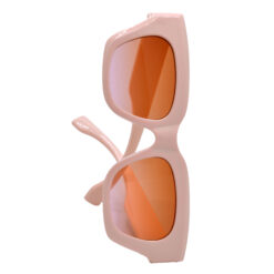 Hrinkar Brown, Clear Lens Peach Frame UV Protection Glasses For Women & Girls - HRS587-PCH - Image 6