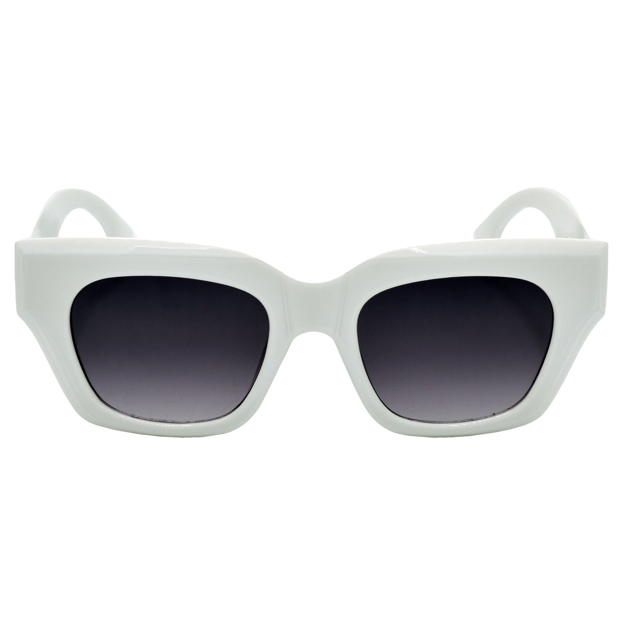 Hrinkar Clear, Grey Lens White Frame UV Protection Glasses For Women & Girls - HRS587-WT - Image 2