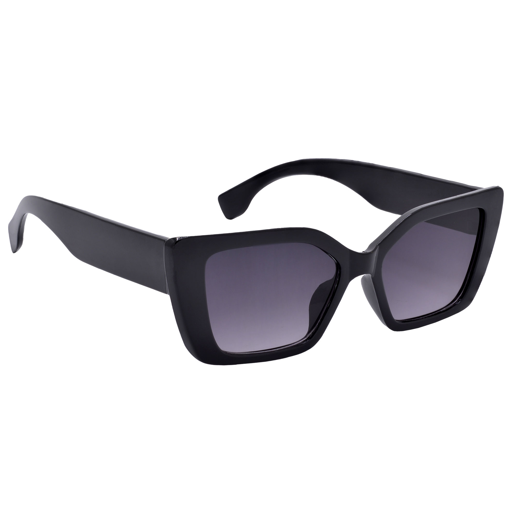 Hrinkar Grey Gradient Cat-Eye Sunglasses